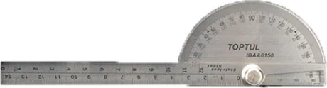 Транспортир (кутомір), тип: диск, довжина: 150мм, ширина: 120мм Toptul IBAA0150