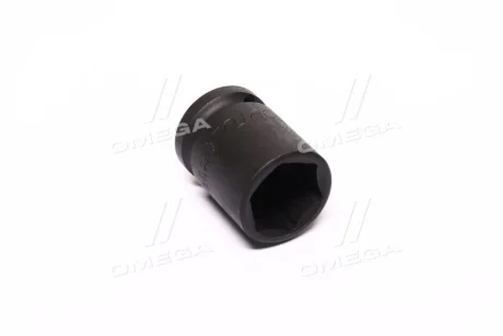 Насадка удар 1/2" (12,5 мм), 6-кутна, для коліс, розмір насадок 6/12-кутних (мм): 21 мм, довжина: 40 мм, тип: B, обробка: чорна, з високим крутним моментом, для відкручування / для затягування Toptul KABA1621