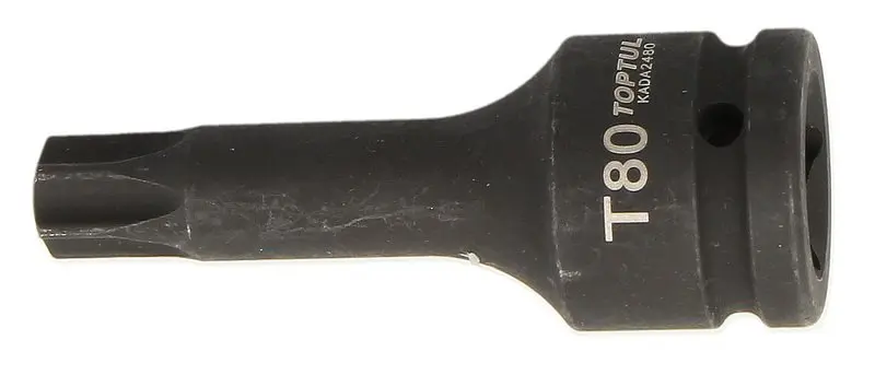 Насадка ударні біти TORX удар, 3/4", TORX T80, довжина 105мм Toptul KADA2480 (фото 1)