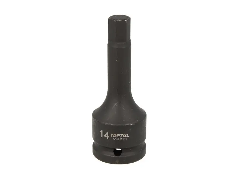 Насадка ударна насадка HEX удар, 3/4", HEX 14 мм, довжина 105мм Toptul KADH2414 (фото 1)