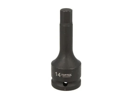 Насадка ударна насадка HEX удар, 3/4", HEX 14 мм, довжина 105мм Toptul KADH2414