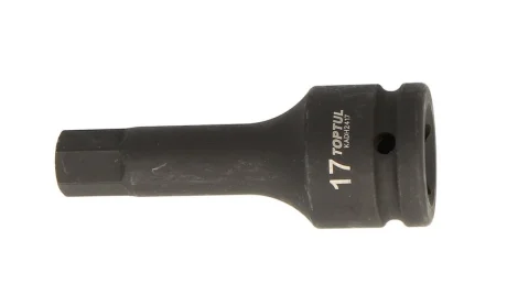 Насадка ударна насадка HEX удар, 3/4", HEX 17 мм, довжина 105мм Toptul KADH2417