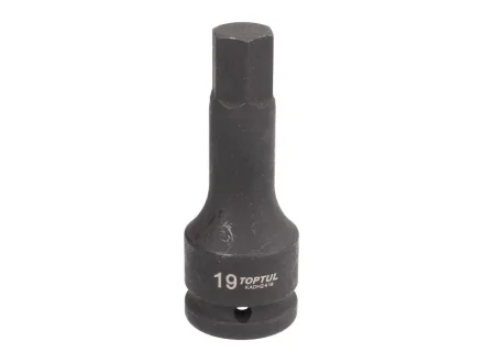 Насадка ударна насадка HEX удар, 3/4", HEX 19 мм, довжина 105мм Toptul KADH2419