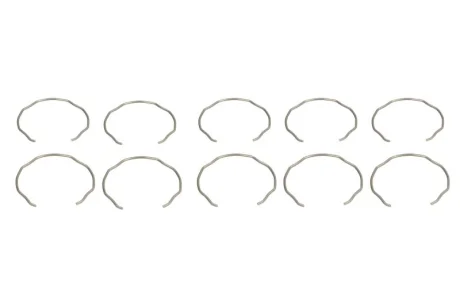 (EN) Front suspension seal guard (/зовнішній діаметр: 53мм, діаметр дроту: 1,8мм, кількість штук в упаковці: 10шт) HONDA CB, CLR KAWASAKI EN, ER, EX 125/250/500 1994-2009 TOURMAX CIR-10