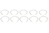 (EN) Front suspension seal guard (/зовнішній діаметр: 52мм, діаметр дроту: 1,6мм, кількість штук в упаковці: 10шт) KAWASAKI EX, GPX, GPZ, KL, KLR, KX, ZL, ZX YAMAHA FZR, RD, XJ 80-1100 1982-2002 TOURMAX CIR-7 (фото 1)