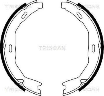 Комплект гальмівних колодок стоянкового гальма TRISCAN 810023029