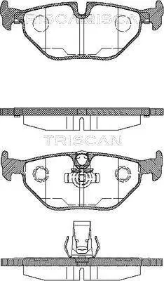Колодки гальмівні дискові TRISCAN 811011003 (фото 1)
