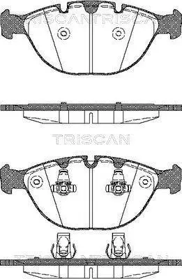 Колодки гальмівні передні TRISCAN 811011011 (фото 1)