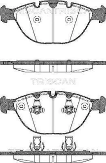 Колодки гальмівні передні TRISCAN 811011011
