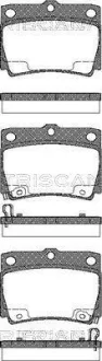 Колодки гальмівні задні TRISCAN 811042022