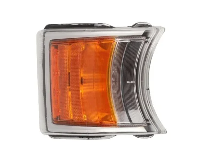 Лампа сигналу повороту переднього лів/прав (колір скла: помаранч, H21W/LED, включає денні ходові вогні, з патроном лампочки, кількість діодів LED: 4/8) SCANIA R I 04.10-05.19 TRUCKLIGHT CL-SC003