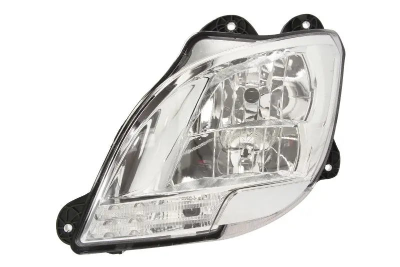 Фара лів (H1/H7/LED/PY21W, ручн, без мотора, включає денні ходові вогні, колір відбивача: хром, колір повороту: прозор) DAF CF, XF 106 10.12- TRUCKLIGHT HL-DA004L (фото 1)