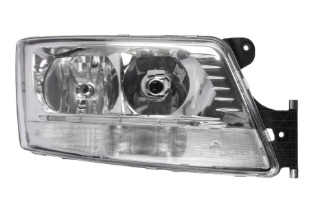 Фара прав (H21W/H7/LED/PY21W, електричн, з мотором, включає денні ходові вогні, колір відбивача: хром, колір повороту: білий) MAN TGS I, TGX I 06.06-09.21 TRUCKLIGHT HL-MA013R