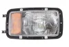 Фара прав (H4/P21W/T4W, ручн, без мотора, колір відбивача: срібн, колір повороту: помаранчевий) MERCEDES MK, SK 07.87-09.96 TRUCKLIGHT HL-ME014R (фото 1)