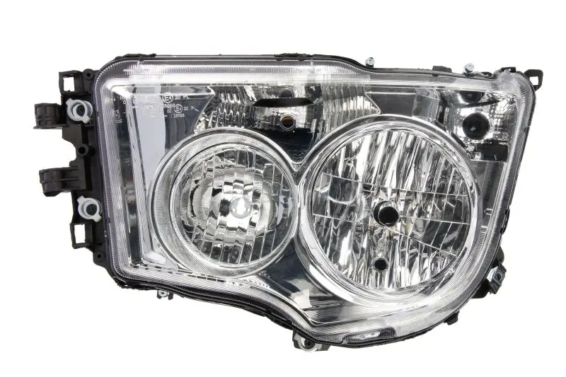 Фара лів (H1/H21W/H7/PY21W/W5W, ручн, без мотора, включає денні ходові вогні, колір відбивача: хром, колір повороту: прозор) MERCEDES ANTOS, AROCS 07.12- TRUCKLIGHT HL-ME015L (фото 1)