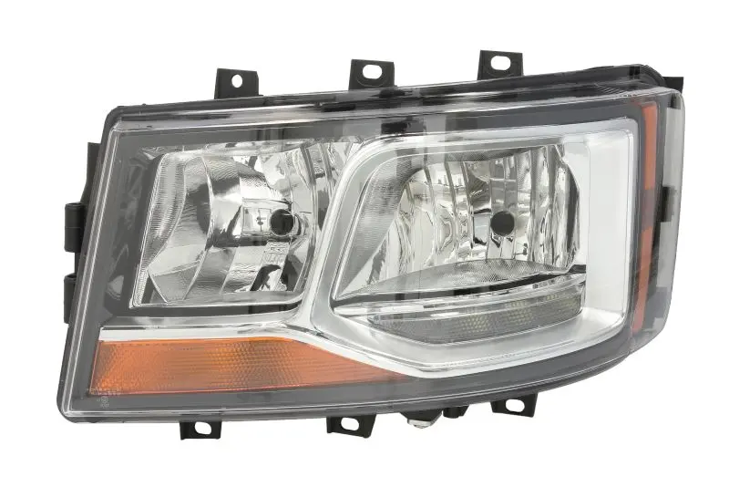 Фара лів (2*H7/H21W/LED, електричн, з мотором, включає денні ходові вогні, колір відбивача: хром) SCANIA G II, L, P II, R II, S 06.17- TRUCKLIGHT HL-SC008L (фото 1)