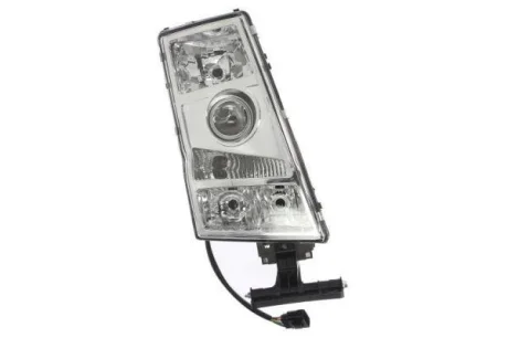 Фара прав (H7/PY21W/W5W, ручн, без мотора, прямокутна розетка, колір відбивача: хром) VOLVO FH12, FM 09.01- TRUCKLIGHT HL-VO010R