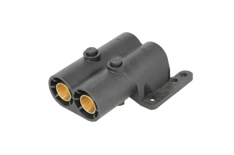 Розетка, кількість штифтів/кількість активних штифтів 2, 150В, 160А (пласкі пластиковий корпус припаяні латунні контакти для шлангів із діаметром 35мм) TRUCKLIGHT SO-EC35-PLA