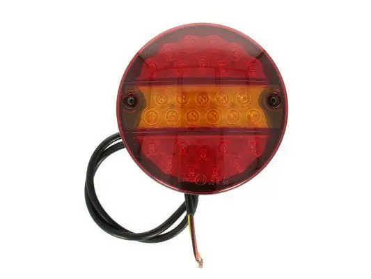 Ліхтар задній лів/прав (LED, 24В, з індикатором, світло заднього ходу, паркувальні вогні, кругла) TRUCKLIGHT TL-UN016 (фото 1)