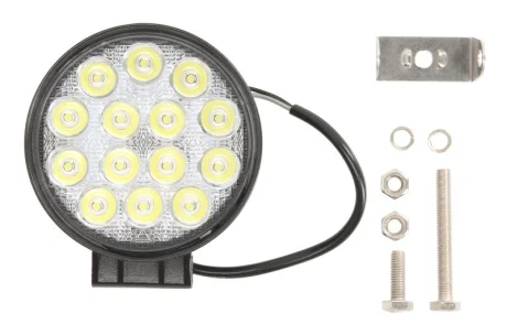 Робоча лампа (LED, 12/24/30В, 39Вт, 2500лм, кількість LED діодів: 13, глибина: 75мм, діаметр: 128мм, фокусоване світло) TRUCKLIGHT WL-UN205