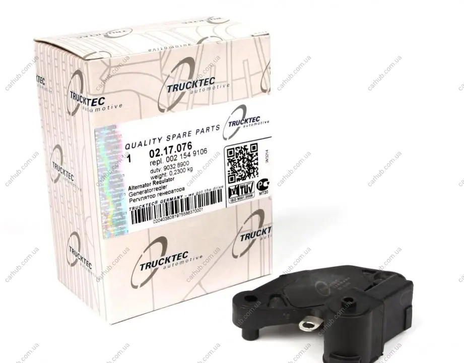 Реле генератора (12V) Citroen Berlingo/Fiat Scudo/Ducato/VW T4 (Valeo) TRUCKTEC 02.17.076 (фото 1)