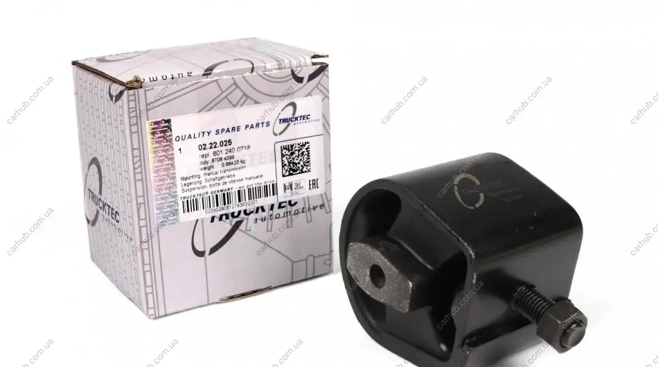 Подушка КПП MB 208-410D (новий тип/груша) AUTOMOTIVE TRUCKTEC 02.22.025 (фото 1)