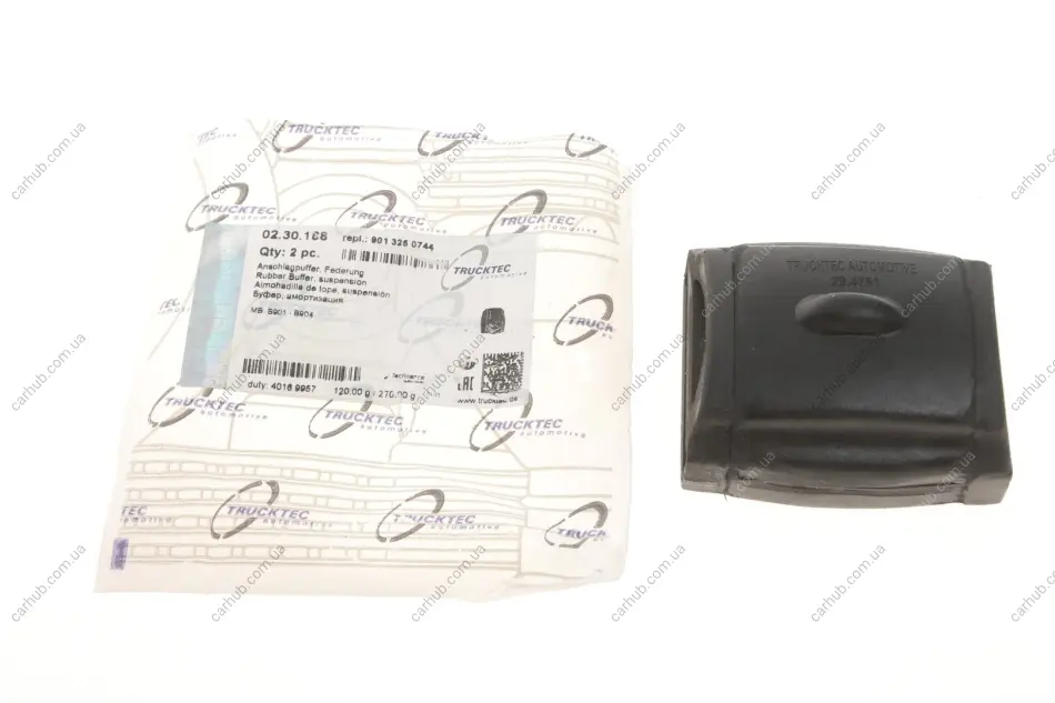 Подушка міжресорна MB Sprinter 901-904 95-06 AUTOMOTIVE TRUCKTEC 02.30.188 (фото 1)