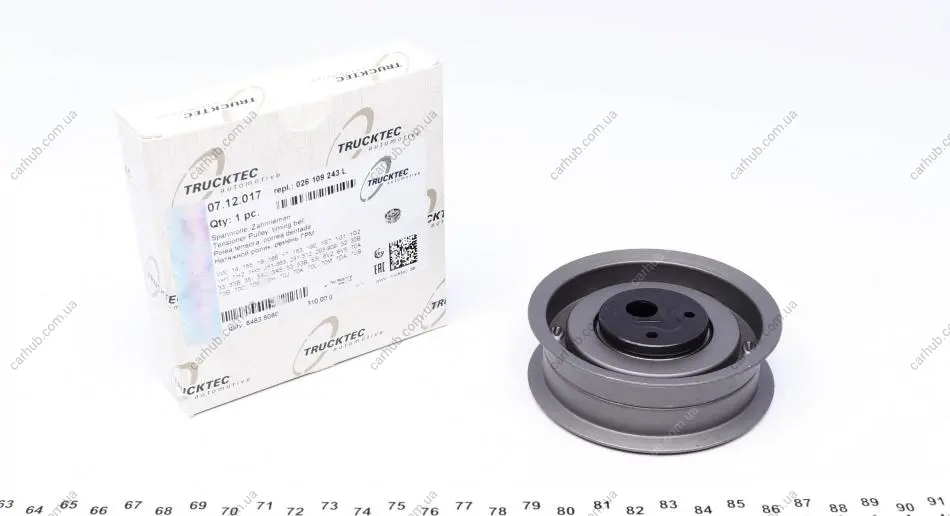 Ролик ГРМ VW/Audi 1.6/1.8/2.0 (натяжний) (72х20х10) AUTOMOTIVE TRUCKTEC 07.12.017 (фото 1)
