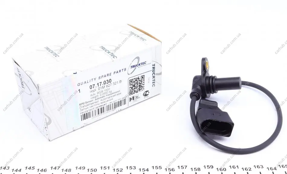 Датчик положення колінвалу Audi A3/Skoda Octavia/VW Golf/Seat Leon 1.6-2.8 96-10 TRUCKTEC 07.17.030 (фото 1)