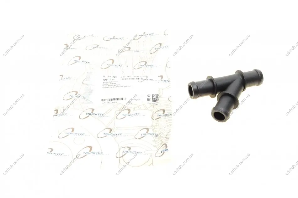Фланець системи охолодження VW Caddy IV 1.0-1.4 TSI 15- TRUCKTEC 07.19.320 (фото 1)