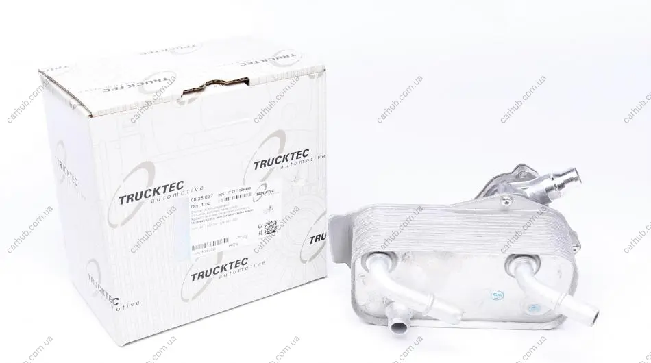 Радіатор масляний АКПП BMW 1(E81-88)/3(E90-93) 1.6-3.0D 04-15 (теплообмінник) AUTOMOTIVE TRUCKTEC 08.25.037 (фото 1)