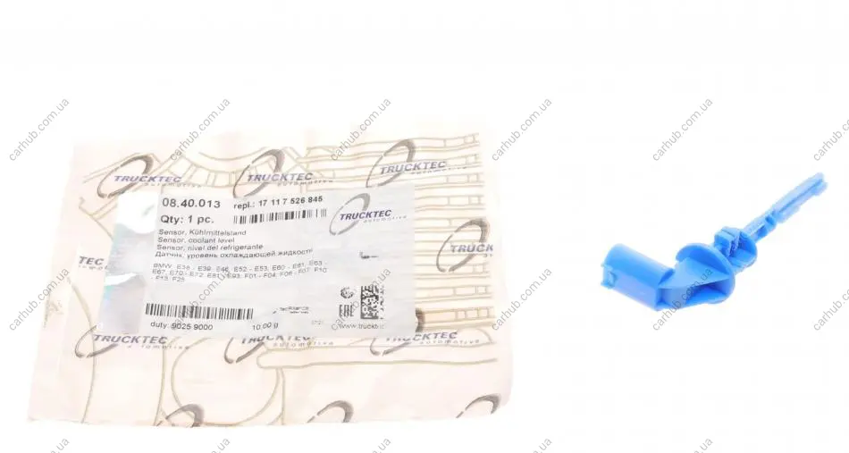 Датчик рівня охолоджуючої рідини BMW 1(E81/87)/3(E46/90)/5(E60/F10) 97-18 AUTOMOTIVE TRUCKTEC 08.40.013 (фото 1)