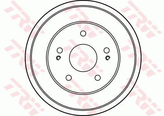 Гальмівний барабан задн HONDA CR-V I, HR-V 1.6/2.0 10.95- TRW DB4223 (фото 1)
