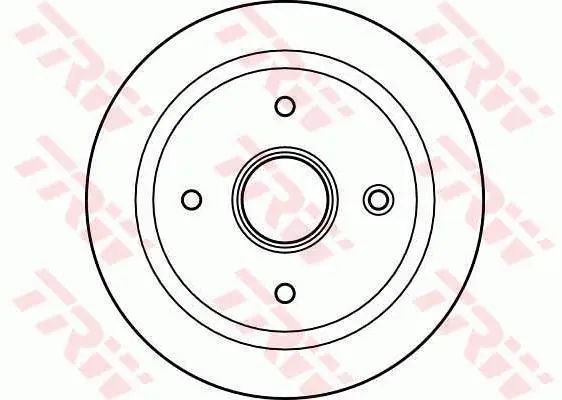 Гальмівний барабан задн OPEL CORSA C 1.0-1.7D 09.00-06.12 TRW DB4301 (фото 1)