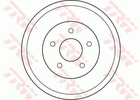 Гальмівний барабан задн FORD TOURNEO CONNECT, TRANSIT CONNECT 1.8/1.8D/1.8LPG 06.02-12.13 TRW DB4309