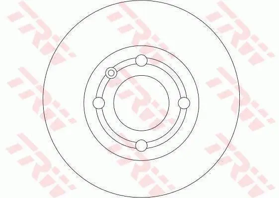 Диск гальмівний задн лів/прав AUDI A3, TT SEAT AROSA, CORDOBA, CORDOBA VARIO, IBIZA II, IBIZA III SKODA FABIA III VW BORA I, GOLF IV, LUPO I, NEW BEETLE, POLO, POLO III 1.0-2.0 02.93-06.21 TRW DF4062 (фото 1)