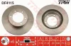 Диск гальмівний передн лів/прав TOYOTA 4 RUNNER II, 4 RUNNER III, LAND CRUISER, LAND CRUISER 90 2.7-3.4 08.89-12.02 TRW DF4115 (фото 2)
