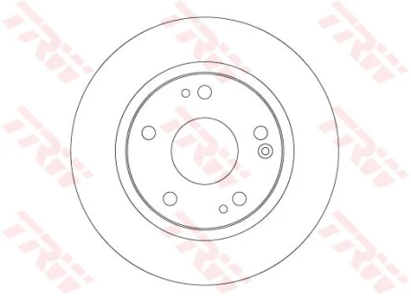 Диск гальмівний задн/передн лів/прав HONDA CIVIC X, CIVIC XI 1.0-1.8 09.15- TRW DF6704