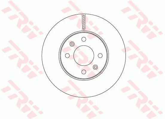Диск гальмівний передн лів/прав HYUNDAI ACCENT V, I20 ACTIVE, I20 II, SOLARIS KIA RIO IV 1.0-1.6 11.14- TRW DF6794 (фото 1)