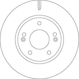 Тормозной диск TRW DF6936