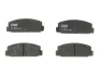 Комплект гальмівних колодок задн, MAZDA 323 C IV, 323 F IV, 323 F V, 323 P V, 323 S IV, 323 S VI, 626 III, 626 IV, RX-7 I, RX-7 II, RX-7 III 1.1-2.2 01.81-08.02 TRW GDB1027 (фото 1)