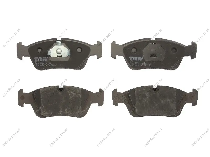 Комплект гальмівних колодок передн, BENTLEY BROOKLANDS BMW 3 (E36), Z3 (E36) 1.8-6.7 10.92-08.00 TRW GDB1100 (фото 1)