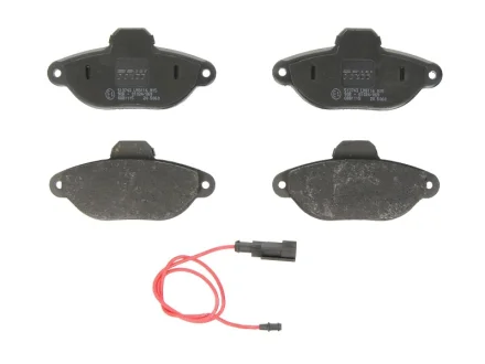 Комплект гальмівних колодок передн, FIAT CINQUECENTO, PANDA, PUNTO, SEICENTO / 600 FORD KA LANCIA Y, Y10 0.7-1.7D 07.91- TRW GDB1115