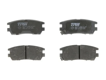 Комплект гальмівних колодок задн, MITSUBISHI 3000 GT, ECLIPSE III, ECLIPSE IV, GALANT VIII, L400, PAJERO CLASSIC, PAJERO I, PAJERO II, PAJERO SPORT I, SIGMA 2.0-3.8 11.89- TRW GDB1127