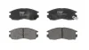 Комплект гальмівних колодок передн, CHRYSLER SEBRING DODGE AVENGER HYUNDAI SANTAMO MITSUBISHI CARISMA, COLT III, COLT IV, ECLIPSE I, ECLIPSE II, GALANT VI, GALANT VII 1.6-2.5D 11.87-12.07 TRW GDB1128 (фото 1)