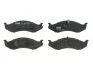Комплект гальмівних колодок передн, JEEP CHEROKEE, COMANCHE, GRAND CHEROKEE I, WRANGLER I, WRANGLER II KIA CARNIVAL I 2.1D-5.9 10.84-04.07 TRW GDB1153 (фото 1)