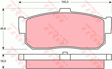 Фото комплект гальмівних колодок задн, INFINITI I30 NISSAN 100NX, ALMERA I, ALMERA II, MAXIMA / MAXIMA QX IV, PRIMERA, SENTRA V, SUNNY II, SUNNY III 1.5-3.0 06.86- TRW GDB1172 Комплект гальмівних колодок задн, INFINITI I30 NISSAN 100NX, ALMERA I, ALMERA II, MAXIMA / MAXIMA QX IV, PRIMERA, SENTRA V, SUNNY II, SUNNY III 1.5-3.0 06.86- TRW GDB1172