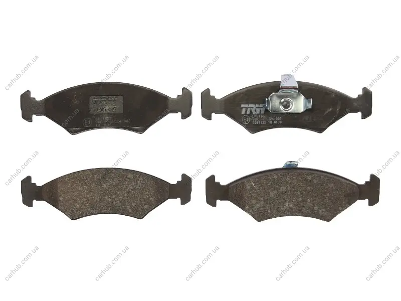 Комплект гальмівних колодок передн, FERRARI MONDIAL FORD COURIER, ESCORT III EXPRESS, ESCORT IV, FIESTA, FIESTA I, FIESTA III, FIESTA IV, PUMA 1.0-3.2 03.81-08.03 TRW GDB1222 (фото 1)