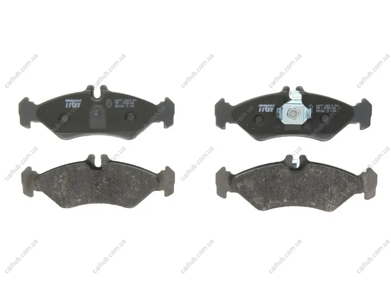 Комплект гальмівних колодок задн, MERCEDES SPRINTER 2-T (B901, B902), SPRINTER 3-T (B903) VW LT 28-35 II, LT 28-46 II 2.1D-2.9D 01.95-07.06 TRW GDB1262 (фото 1)