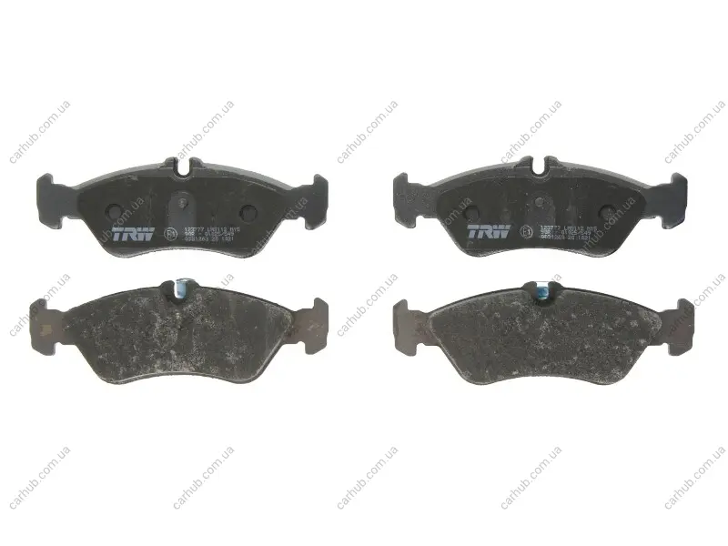Комплект гальмівних колодок задн, MERCEDES G (W463), SPRINTER 2-T (B901, B902), SPRINTER 3,5-T (B909), SPRINTER 3-T (B903), SPRINTER 4,6-T (B909), SPRINTER 4-T (B904) 2.0-Electric 04.75- TRW GDB1263 (фото 1)